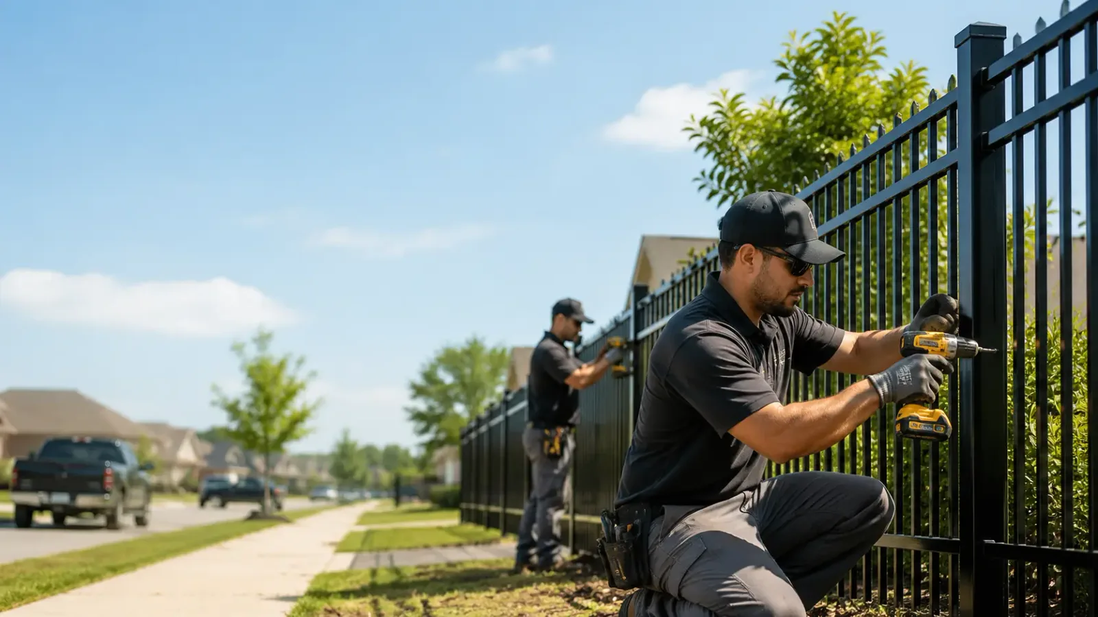 Metal Fence Installation in Gheens, LA